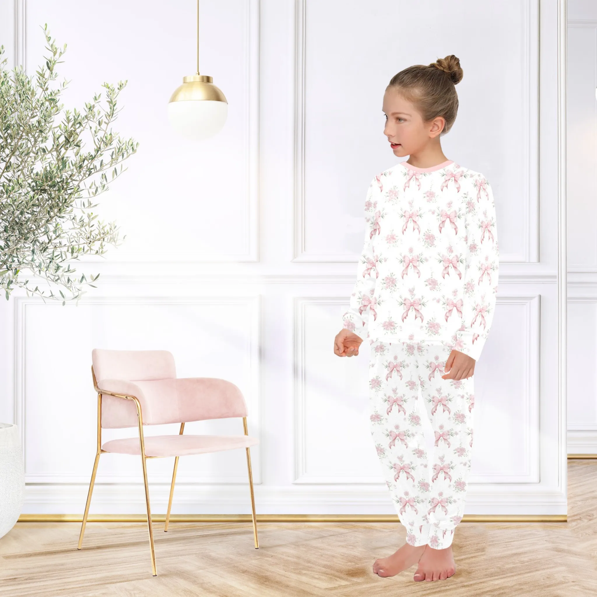 Bella Pink | Pajama Set for Girls  | Cozy & Comfortable Sleepwear for Kids