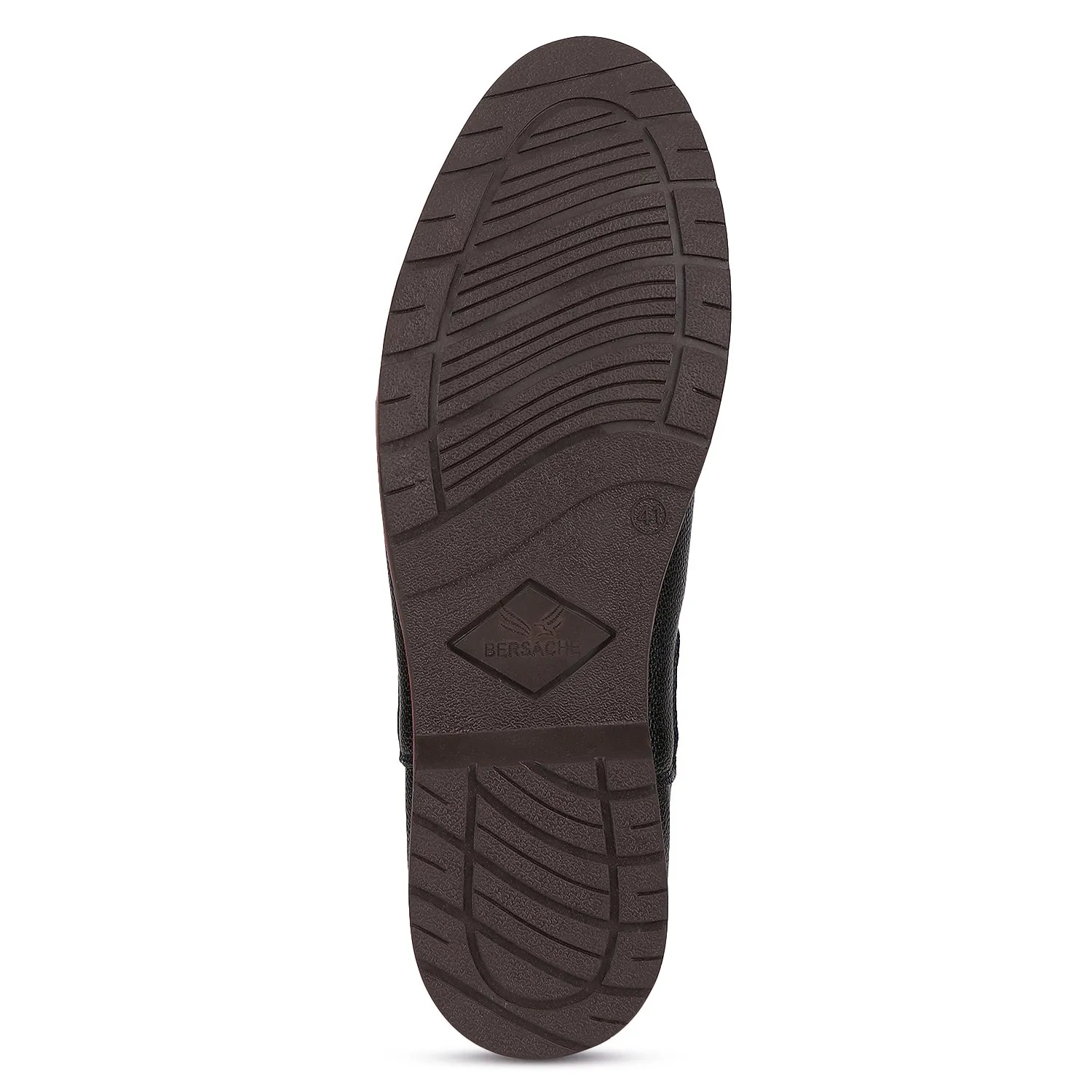 Bersache Lightweight Casual Loafer Walking Shoes For Men (9085-Black)