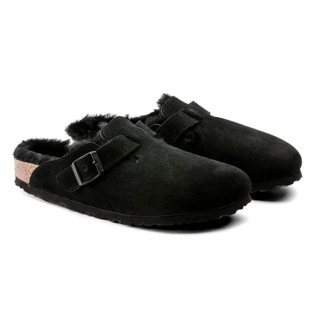 Birkenstock Boston Shearling in Black