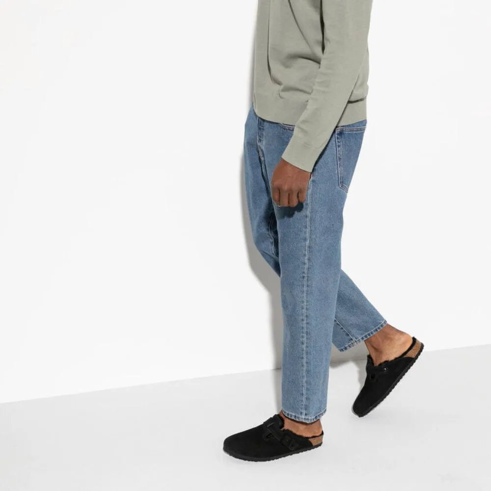 Birkenstock Boston Shearling in Black