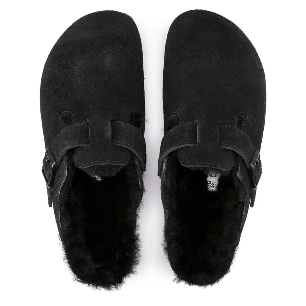 Birkenstock Boston Shearling in Black