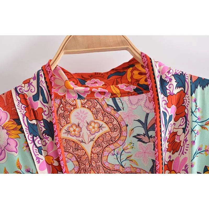 BOHO VINTAGE FLORAL BLOUSE