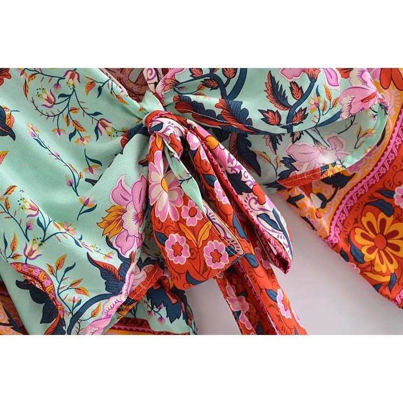 BOHO VINTAGE FLORAL BLOUSE