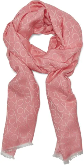 Calvin Klein Womens Soft Everyday Solid Pashmina Chambray Scarf