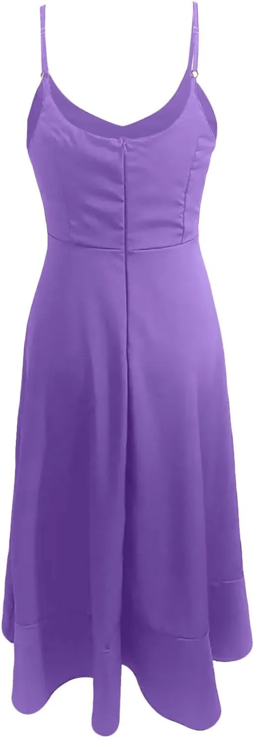 Cocktail Dresses for Women Plus Size Sleeveless Sundress Casual Loose Plain Long Dresses Summer Vacation Maxi Dress
