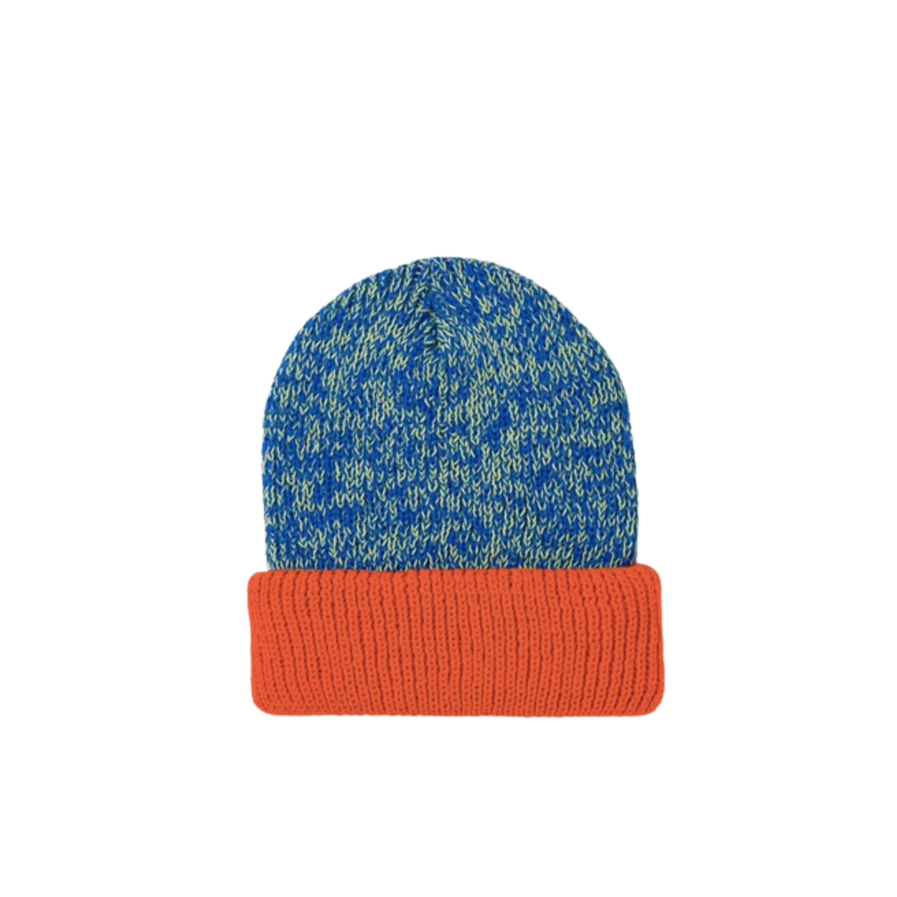 Colorblock Plush Knit Beanie