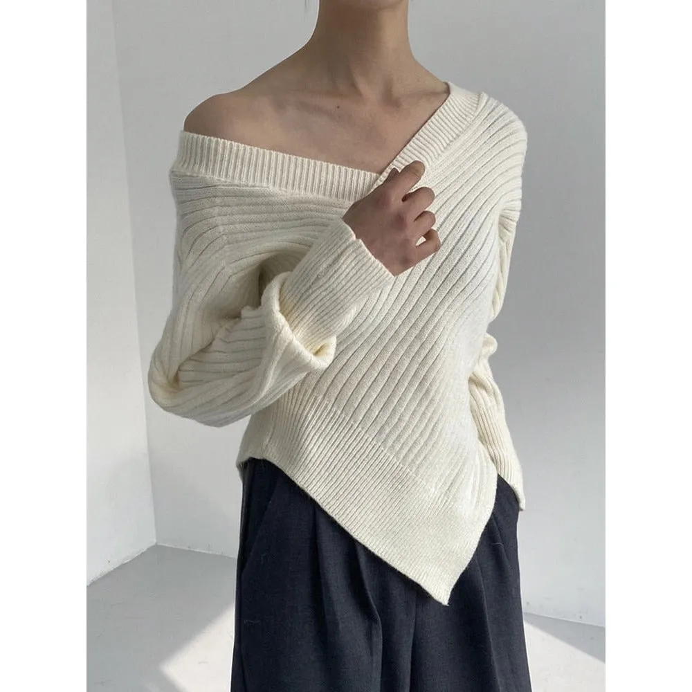 Crossed Sweater Top