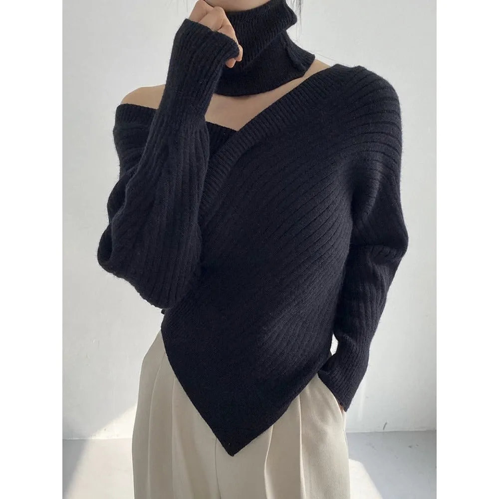 Crossed Sweater Top