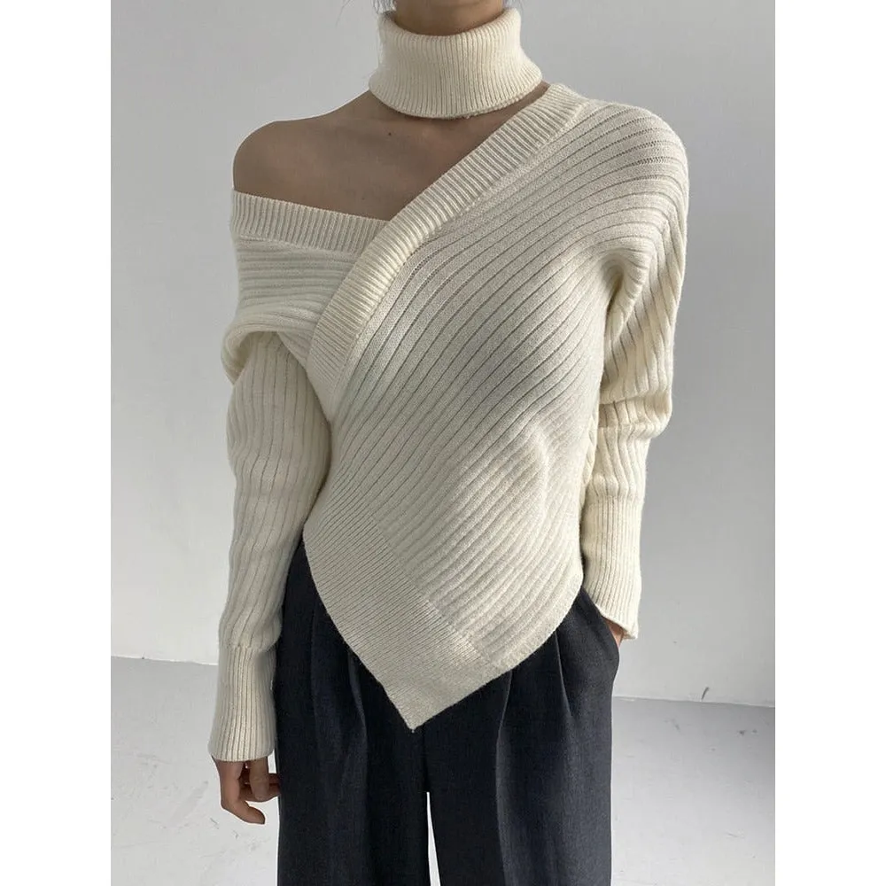 Crossed Sweater Top