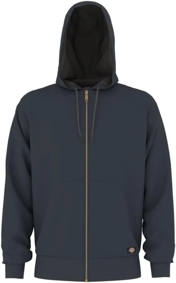 Dickies Mens Full Zip Thermal Lined Fleece Hoodie