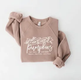 Farm Fresh Pumpkins Sweatshirt (Tan)