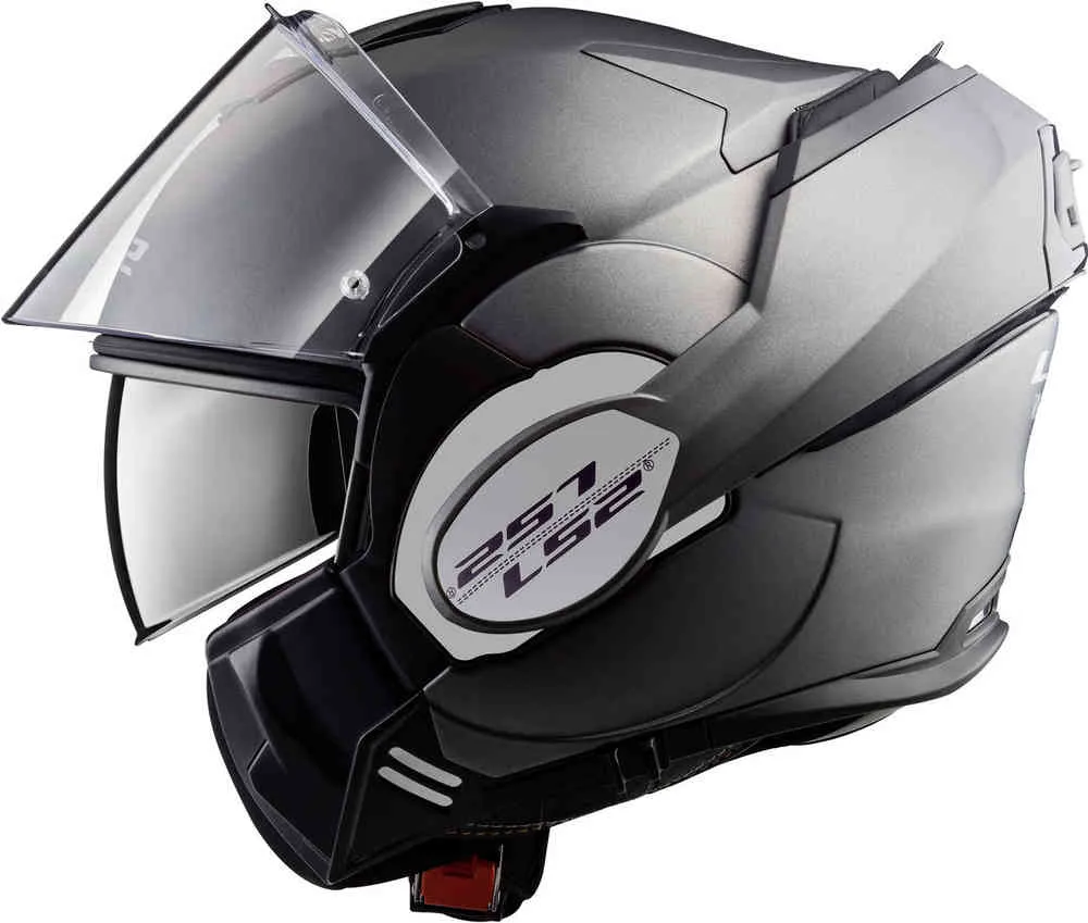 FF399 Valiant LS2 Single Mono Helmet, Matte Titanium