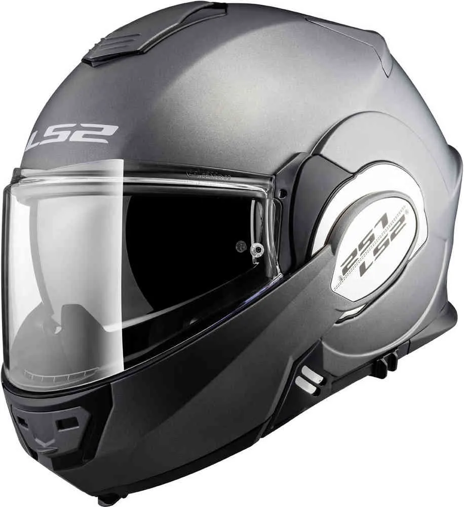 FF399 Valiant LS2 Single Mono Helmet, Matte Titanium