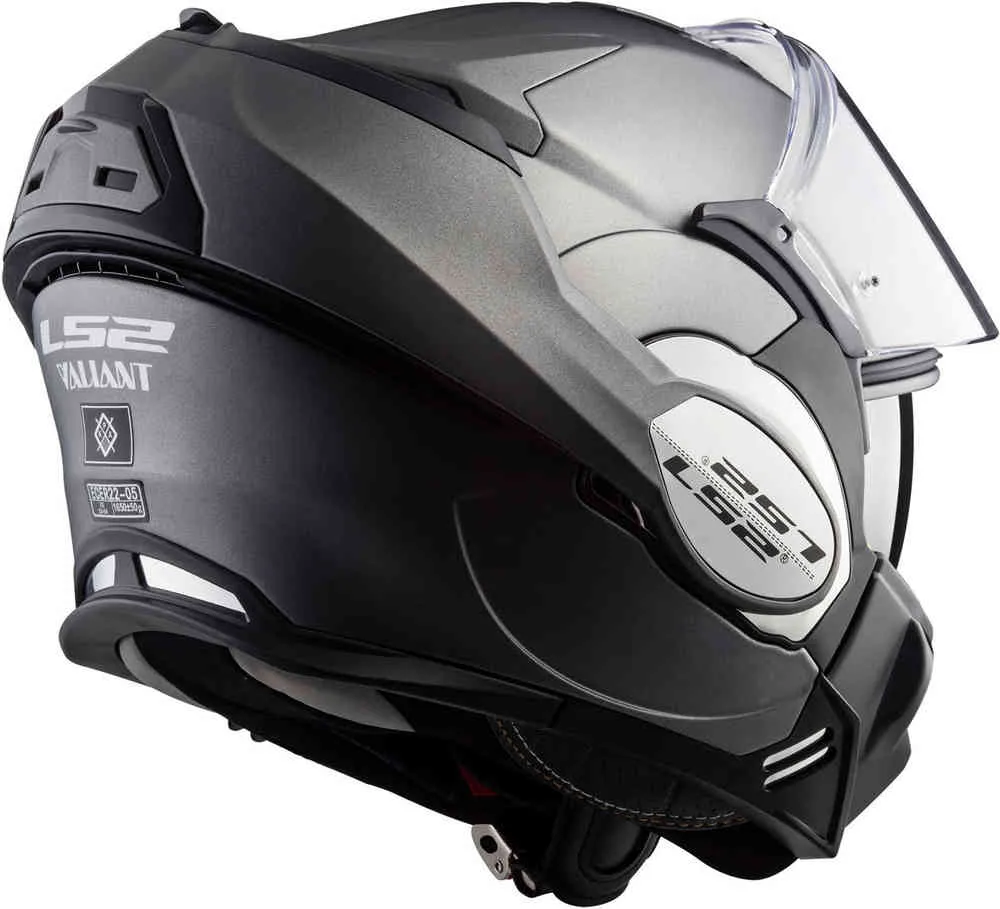 FF399 Valiant LS2 Single Mono Helmet, Matte Titanium