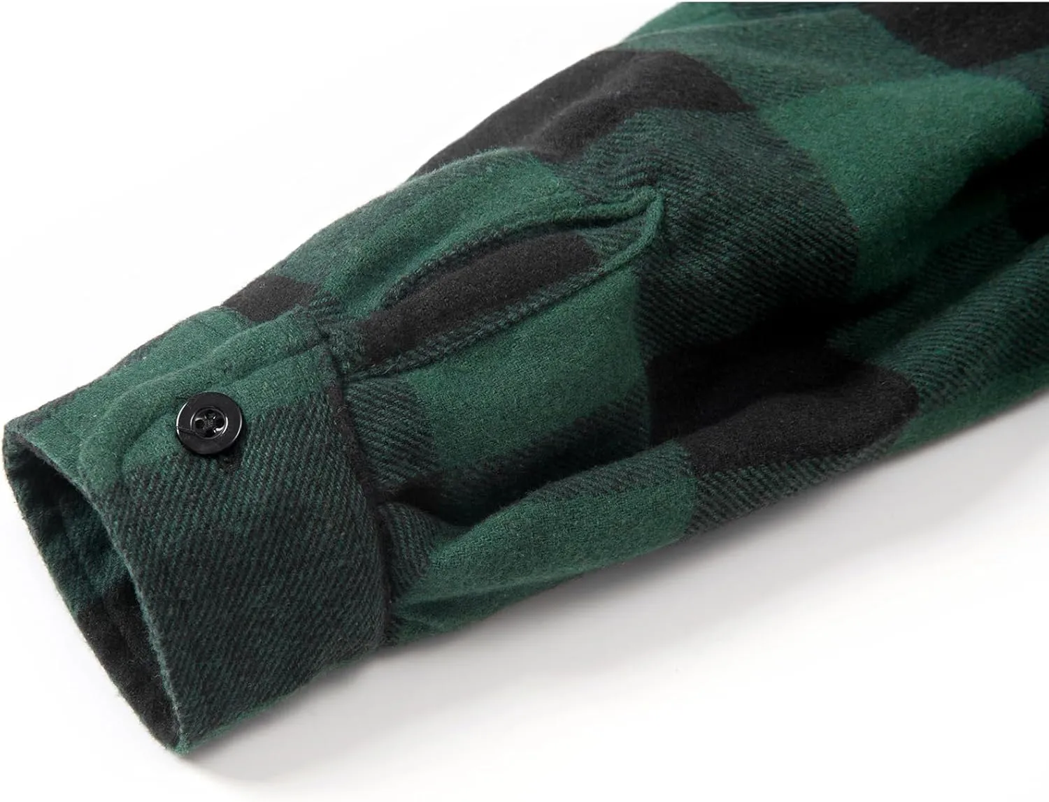 GEEK LIGHTING Men's Flannel Shirts Jacket Sherpa Lined Fleece Plaid Hoodie Long Sleeve Winter Warm Coat