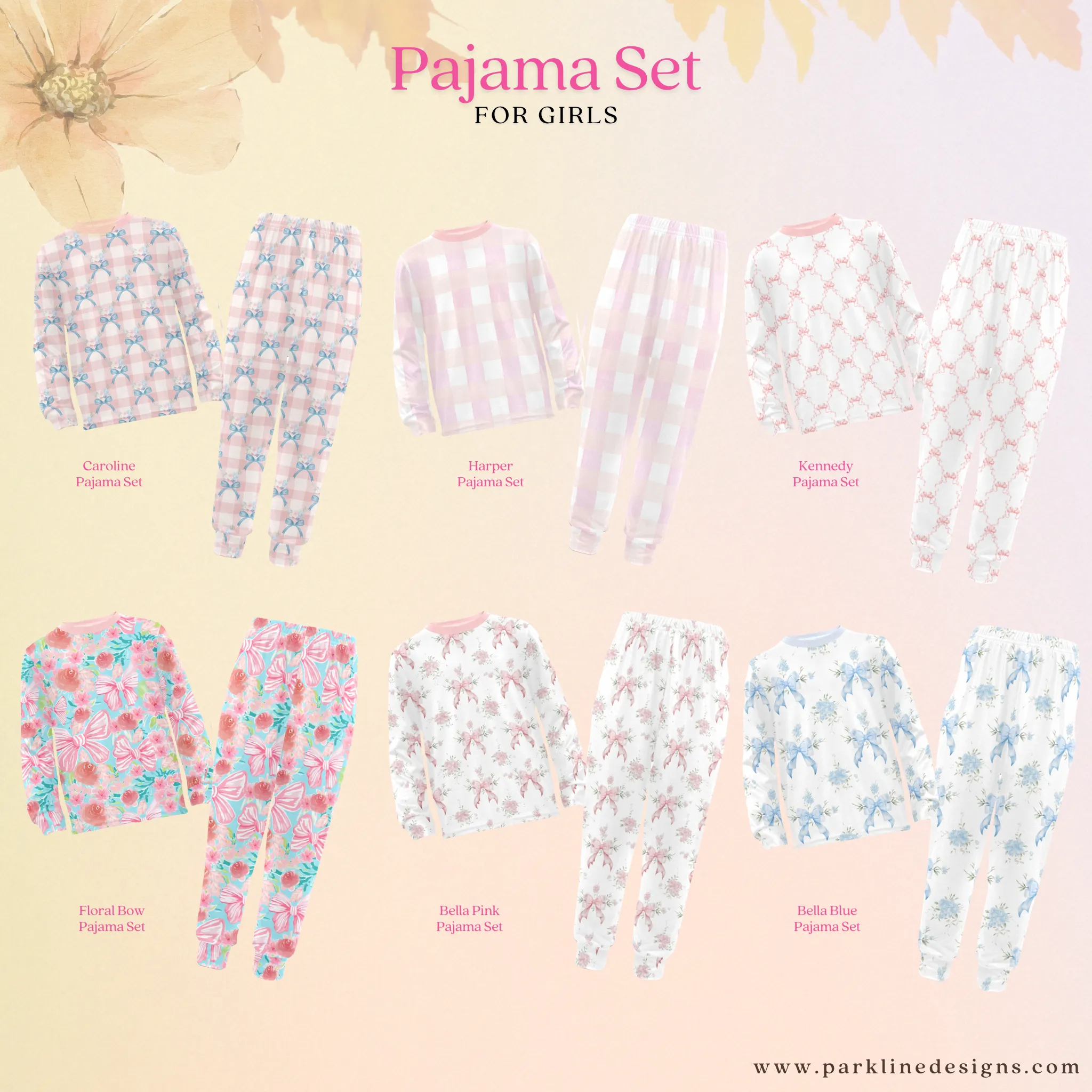 Harper | Pajama Set for Girls | Sweet & Comfortable Sleepwear for Kids