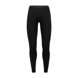 Icebreaker Women's Merino 260 Tech Thermal Leggings Black