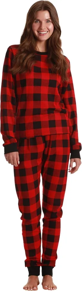 Just Love Women's Thermal Underwear Pajamas Set