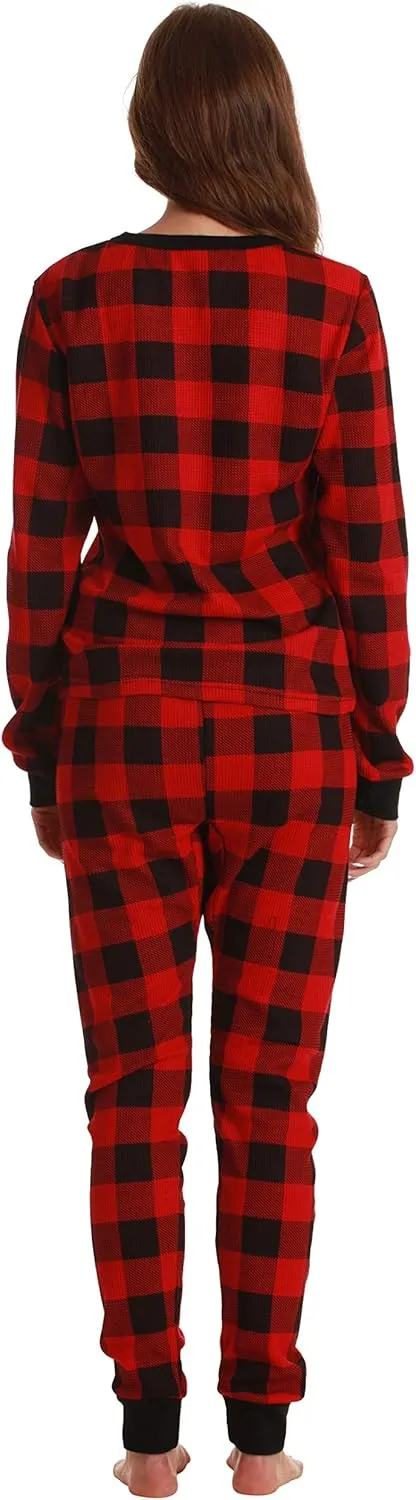 Just Love Women's Thermal Underwear Pajamas Set
