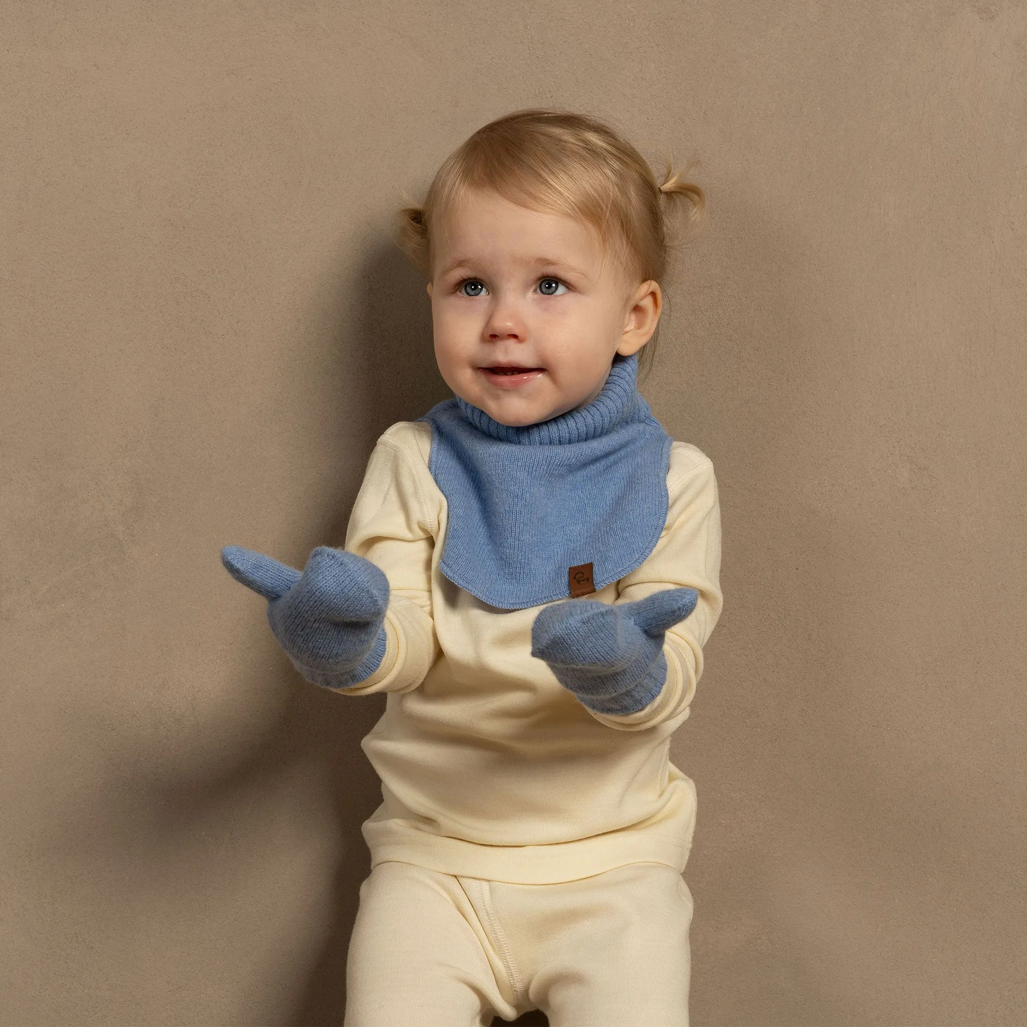 Kids' Knit Mittens Cashmere Blend