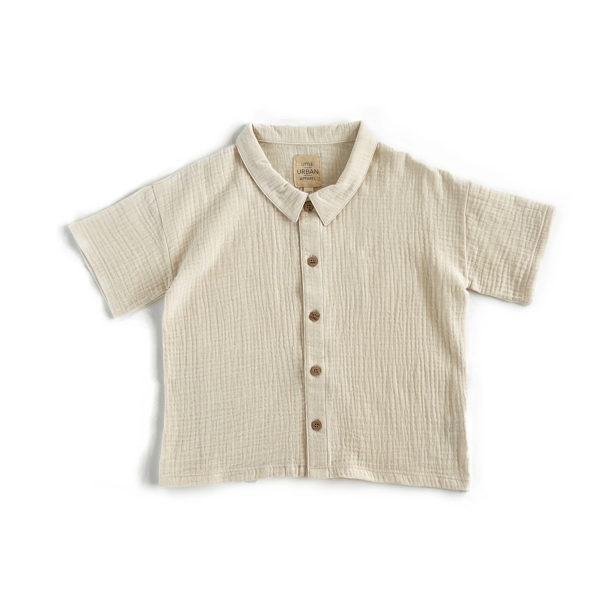 Milk Muslin Button Up