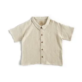 Milk Muslin Button Up