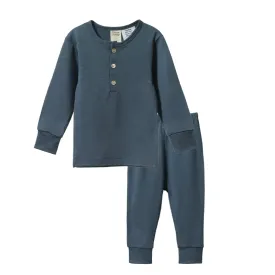 Nature Baby Merino 2PC Pyjamas - Stormy