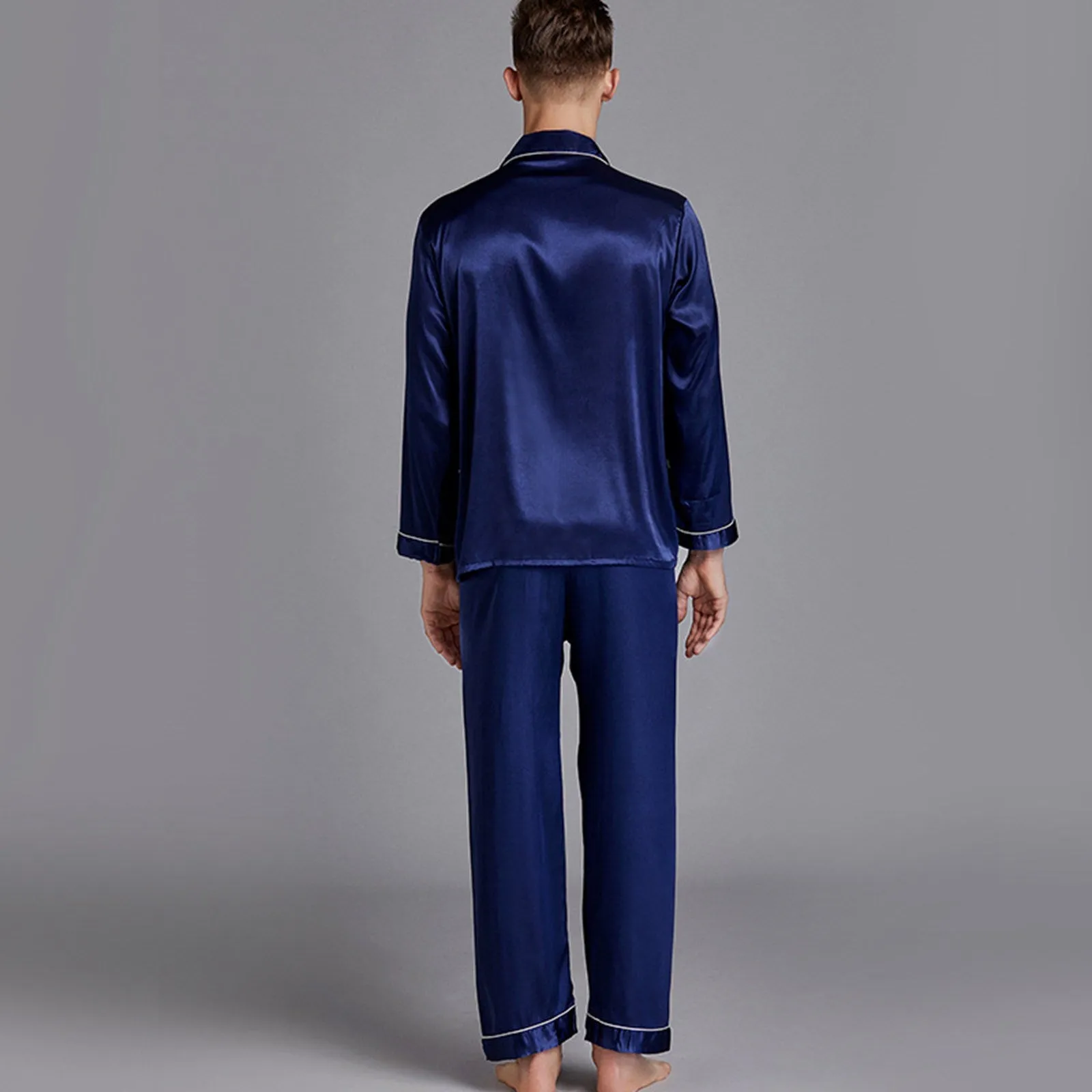 Navy Blue Pajamas Sets Sleepwear