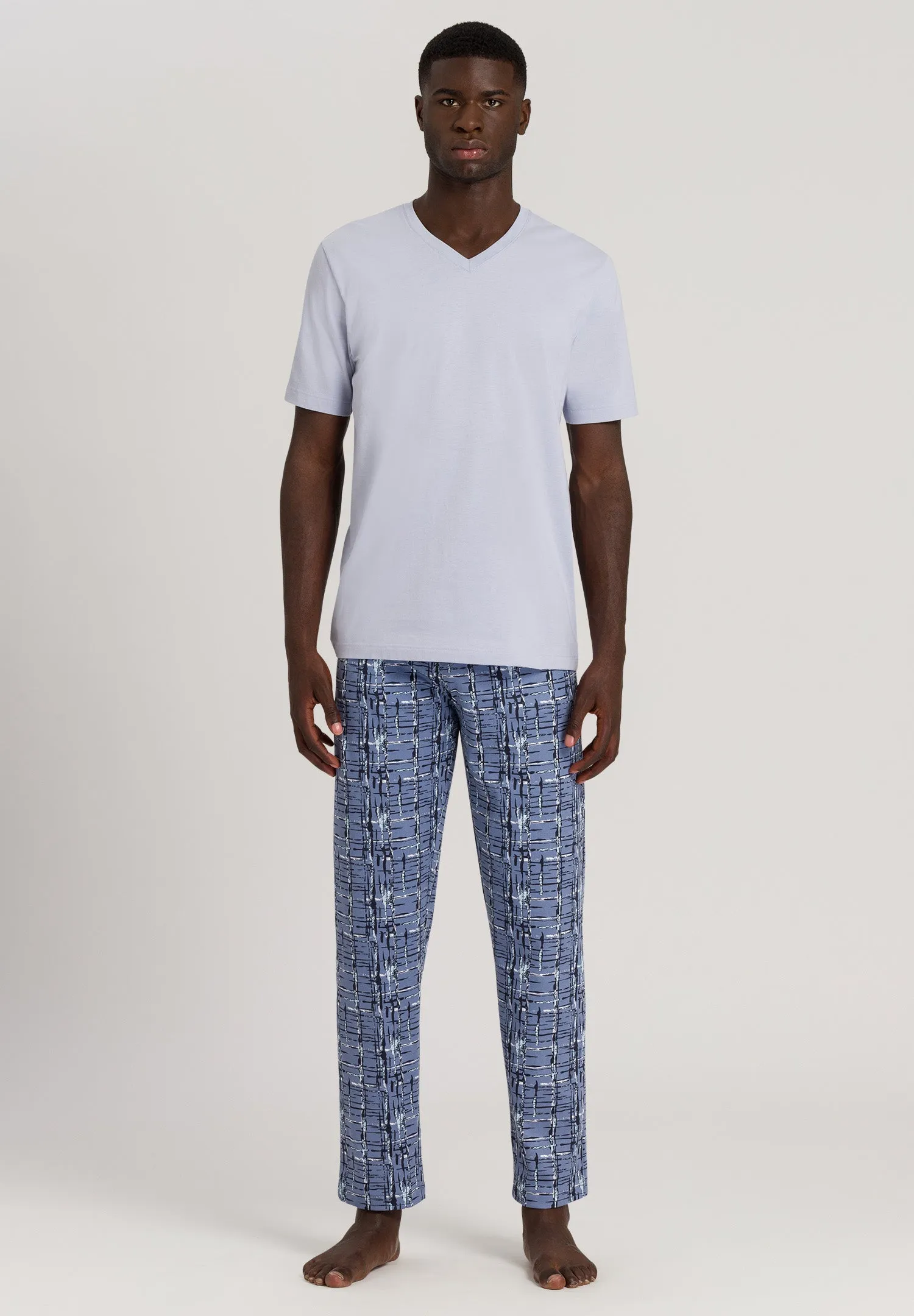 Night And Day Cotton Drawstring Pajama Pants | Liquid Check 75216-2354