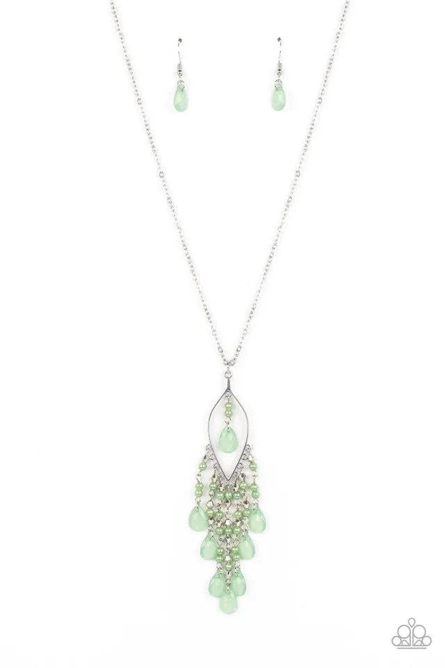 Paparazzi Necklace ~ Sweet DREAMCATCHER - Green