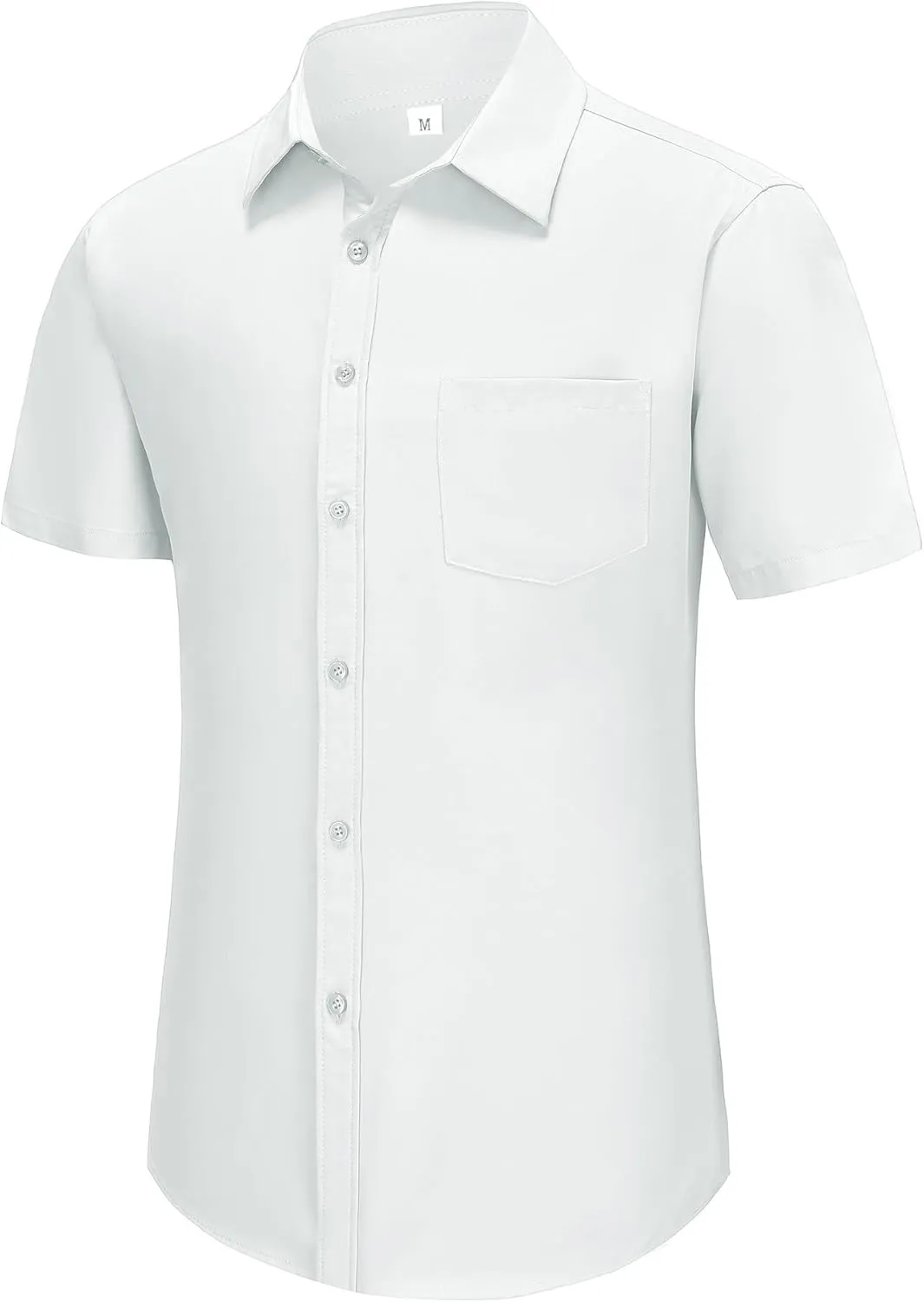 PEGENO Men's Flower Casual Button Down Short Sleeve Hawaiian Shirt
