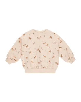 RELAXED SWEATSHIRT || HORSES