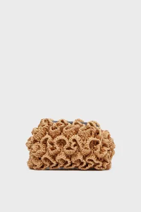 Sand Dahlia Clutch