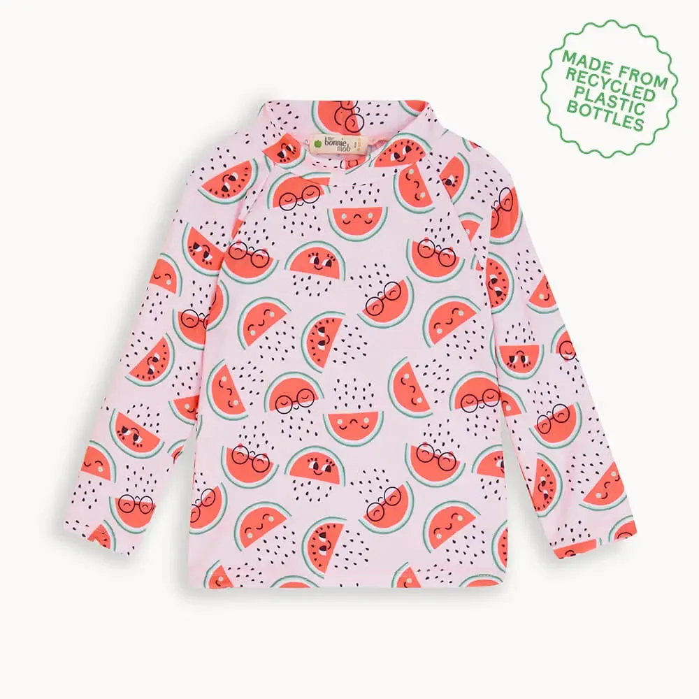 Whitby - Watermelon Uv Rash Top