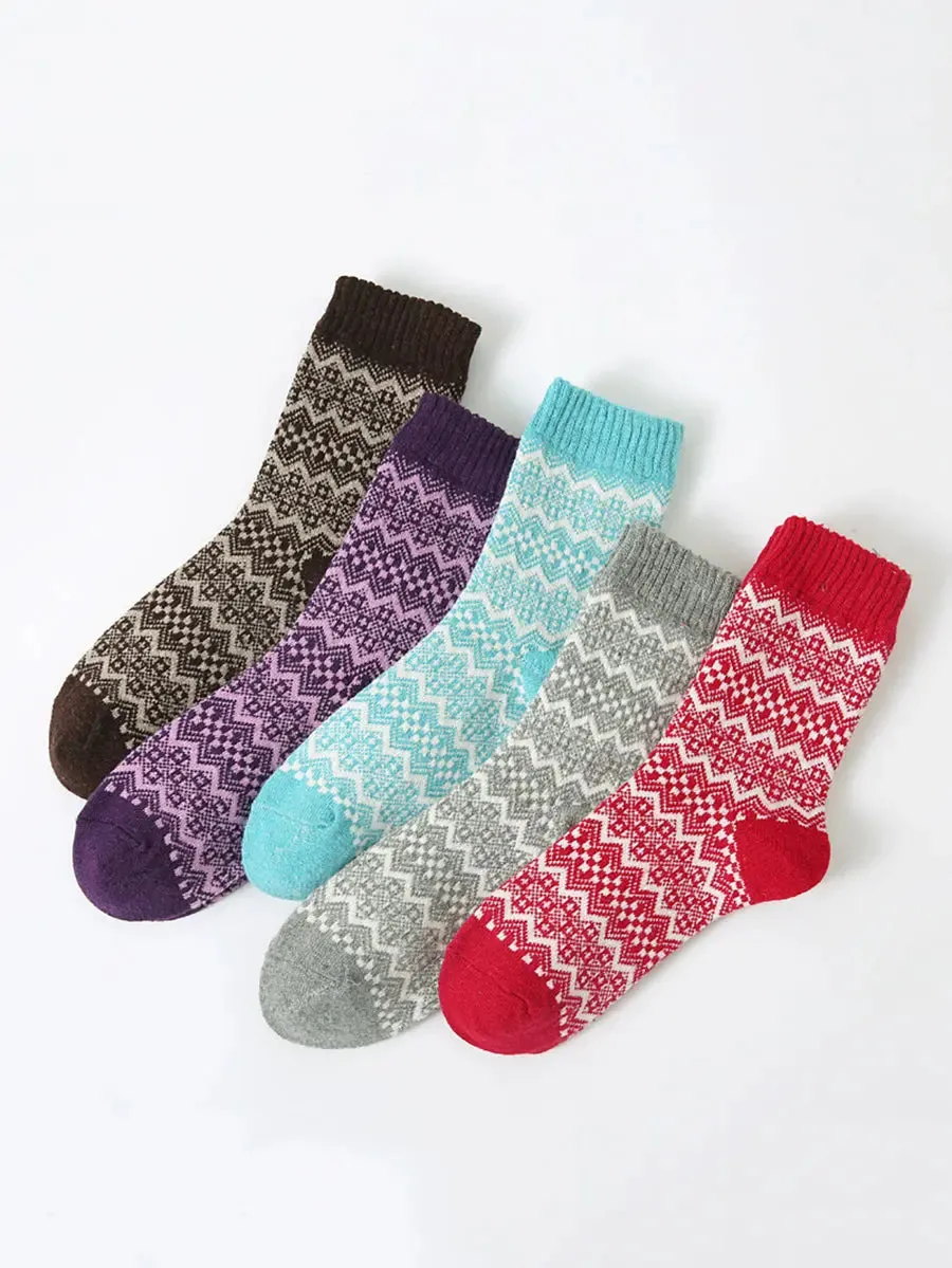 Women Winter Thicken Socks