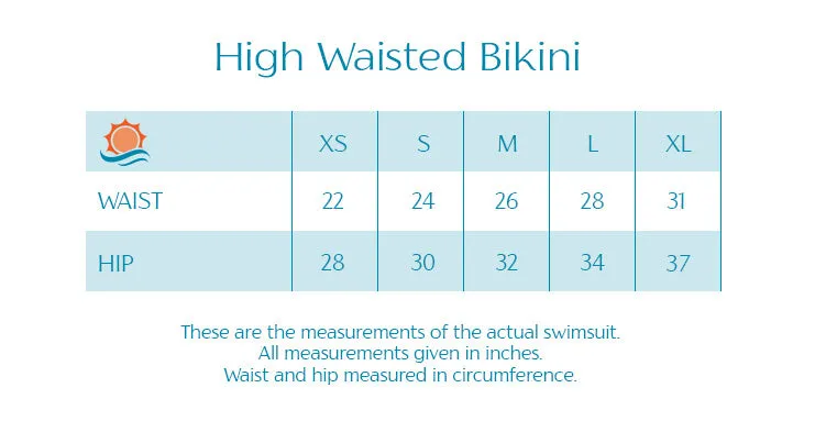 Women's High Waist Bikini Bottoms | "Mint"