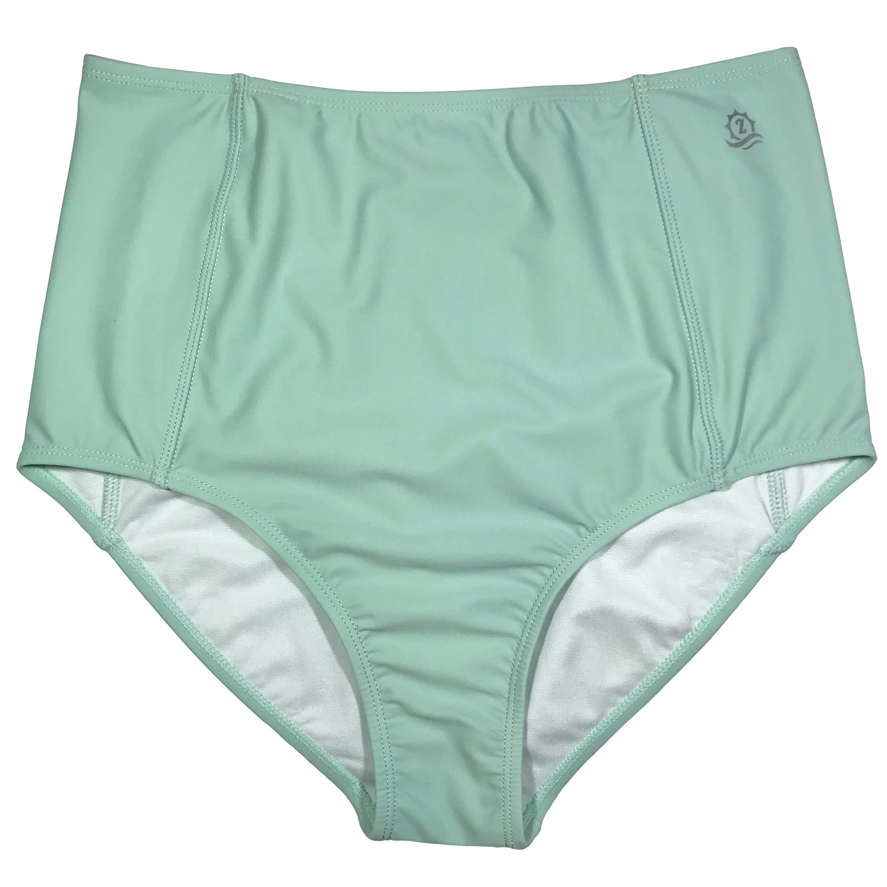 Women's High Waist Bikini Bottoms | "Mint"
