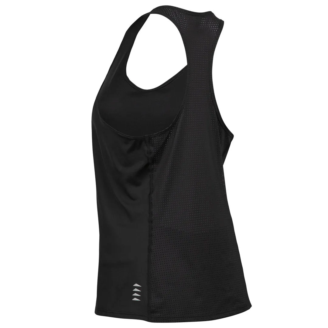 Women's Vortex Fitted Tank - Black
