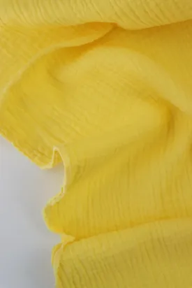 Yellow Cotton Double Gauze